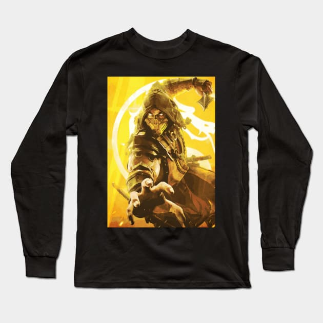 Scorpion Long Sleeve T-Shirt by Durro